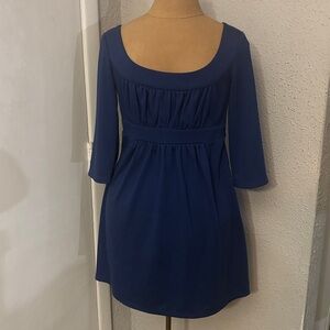 AGB Navy Dress Mini Dress 4P Petite Corporate Siren Casual Preppy Classic Indie